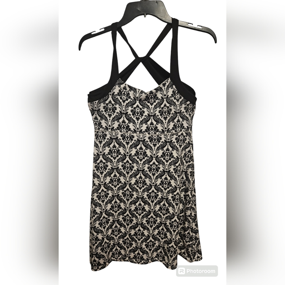 Soybu Damask Print Althetic Activewear Dress